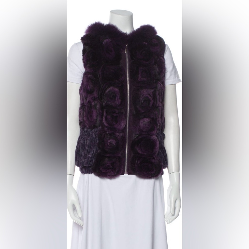 💜Dana Stein Fur Vest💜